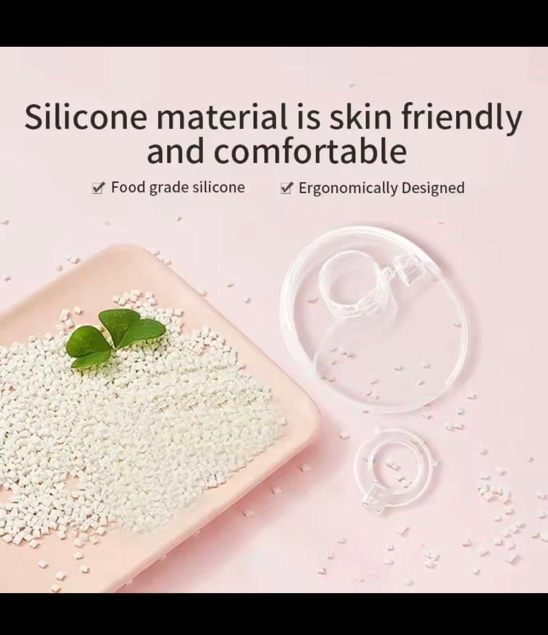 Tire-lait portable ultra silencieux mains libres, collecteur de lait confortable pour l'allaitement avec téterelle de 24 mm