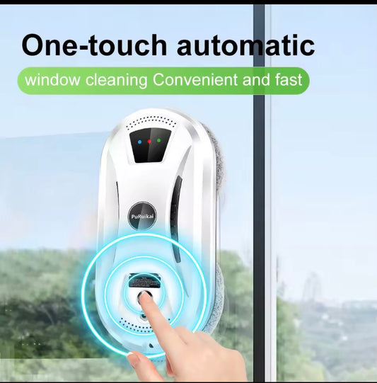 Robot Nettoyeur de Vitres Automatique - Lave Vitre Électrique Intelligent avec Télécommande