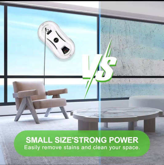 Robot Nettoyeur de Vitres Automatique - Lave Vitre Électrique Intelligent avec Télécommande